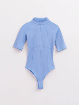 CONTE Боди в рубчик с настроченными кантами LBD 2626 cornflower - Conte elegant фото 6