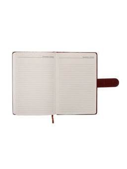 Ежедневник недатированный А5, 112 листов, в линейку, с ручкой, подарочная коробка, коричневый - Simaland фото 14