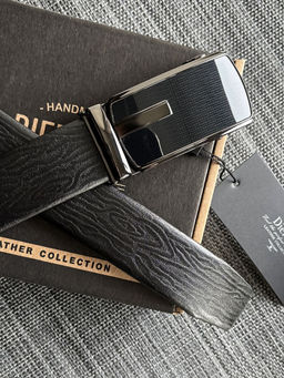 Мужской кожаный ремень автомат Dierhoff ДРА 2177/35