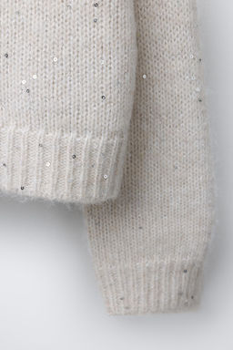SEQUIN KNIT JUMPER - Zara фото 4