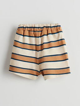 Beli Lastikli ?izgili Erkek Bebek ?ort