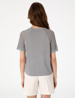 Gri Regular Fit Kazak