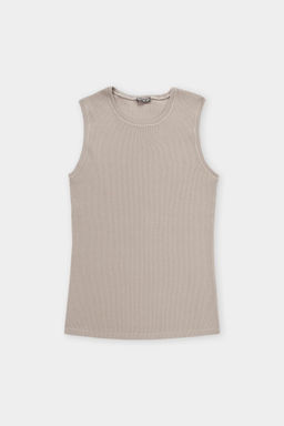 ЕП 30044/темно-бежевый майка жен