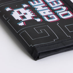 Кошелёк детский Выбражулька Game over, на липучке, чёрный