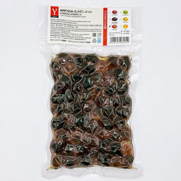 Г-серия. Оливки Амфисса с косточкой, Греция, вакуум, 250г - Evros фото 2