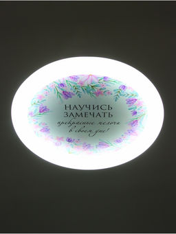 Потолочный светильник светодиодный BayerLux «Цветы», 120 Вт, LED, 49.5×49.5×6.5 см