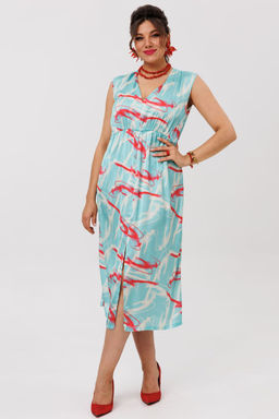 Платье ANELLI 1645 кораллы на море