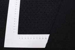 Фактурный хлопок Шарики цв.черный, ВИД2, ш.1.45м, батист, хлопок-100%, 60гр/м.кв - Купава фото 3