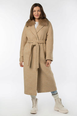 Мех натуральный (песец) Пальто утепленное Термофинн 100 г - El podio фото 13