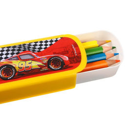 Пенал-футляр пластиковый, 43х200х23 мм, выдвижной, Тачки - Disney фото 3