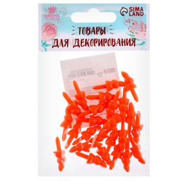 Нос Морковка, набор 25 шт., размер 1 шт. 1,5 0,4 0,4 см - Школа талантов фото 4
