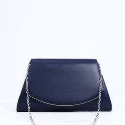 Сумка-клатч на магните, цвет синий