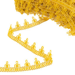 BLITZ С3493Г17 рис 8106 лента металлизированная КОРОНА 15 мм 20 м под золото/gold  фото 3