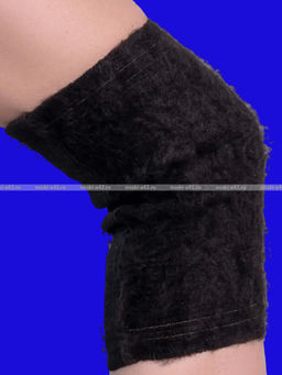 Цена за 1 шт. Наколенники для суставов (бандаж) "собачья шерсть" черные пр-во Турция