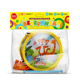 Барабан "Музыкальная вечеринка" в пакете