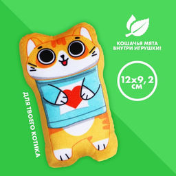Игрушка для кошек с мятой Кошак, 12 х 7,5 см