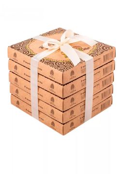 Кедровый грильяж ассорти, 120 г  яблоко, сосновая шишка, черёмуха  5 коробок - Сибирский кедр фото 5