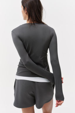 Camiseta de microfibra de manga larga - H&m фото 3