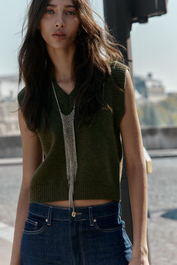 SOFT KNIT VEST TOP - Zara фото 2