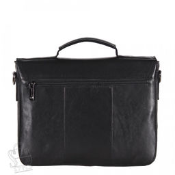 Портфель мужской кожаный 02213Z black Zinimsk в Новосибирске - S-style фото 4