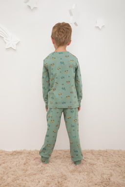 Crockid _ К 1552/гонки на весеннем зеленом пижама дет  фото 3