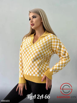 Кофта женская с воротником