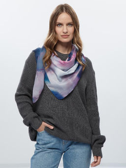Платок жен. шелк+шерсть+мод 120х120 BL16-8279-05 - Eleganzza фото 4