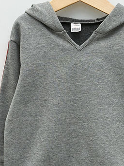 Uzun Kol Basic K?z Bebek Hoodie - Waikiki фото 3