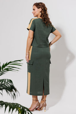 Костюм Galean Style 964 хаки с песочным