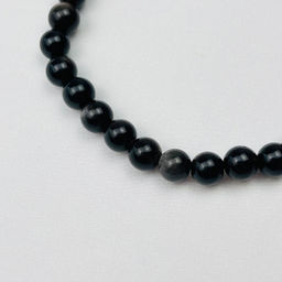 Браслет из серебристого Обсидиана 16 см