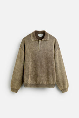 GARMENT-DYED POLO SHIRT - Zara фото 15