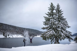 Утепленные брюки женские черные Quechua 100