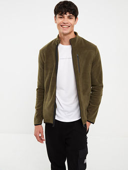 Standart Kal?p Dik Yaka Polar Erkek Spor H?rka