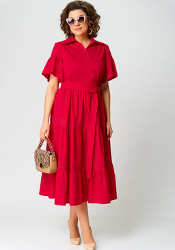 Платье EVA GRANT 7181М красный