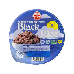 Готовый белый рис с черным рисом Cooked White Rice With Black Rice Otoki (Ottogi), Корея, 210 г Акция