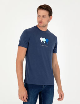 Lacivert Slim Fit Ti__rt - Pierre cardin фото 3