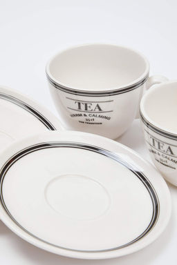 2li Mininal Desenli 220 CC Cay Fincan? Tak?m? TPHAW26CFN00000 - Trendyolmilla фото 3