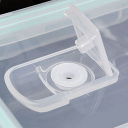 Контейнер прямоугольный крышка с клапаном 370 мл стекло / BXW-370CF /уп 48/