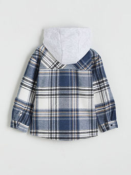 Kap??onlu Ekose Erkek ?ocuk Oduncu G?mlek