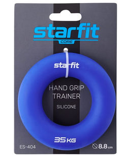 Эспандер кистевой STARFIT ES-404 кольцо, силикогель, d=8,8 см, 35 кг, темно-синий - Jogel фото 3