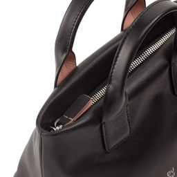 Итальянская миниатюрная женская сумочка DuDu Bags серии Ibiza | черно-розовый - Dudubags фото 6