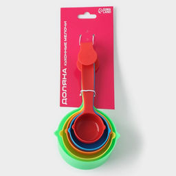 Набор мерных ёмкостей Доляна Блеск, 5 шт: 30 мл, 60 мл, 80 мл, 125 мл, 250 мл фото 12