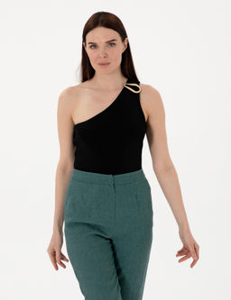 Siyah Slim Fit Triko Ti__rt