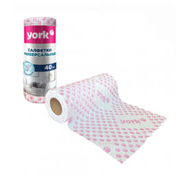 Салфетка 40 шт в рулоне вискозная Тюльпан Премиум 25*40 арт. 020480