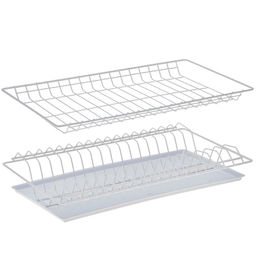Сушилка для посуды с поддоном для шкафа 50 см, 46.5×25.6 см, белая
