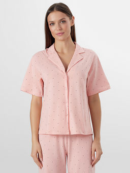 Комплект женский домашний розовый в горошек - Mark formelle фото 3