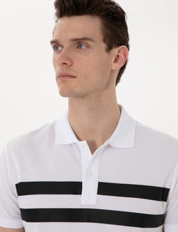Beyaz Slim Fit Ti__rt