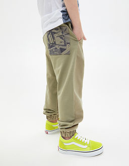 Комбинированные брюки для мальчика 241101