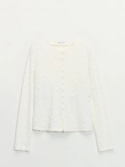 Приталенный лонгслив из вискозы / Zarina  фото 8