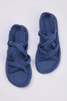 Trendyol Shoes Bej Capraz Bantl? Halat Ipli Kad?n Has?r Sandalet TAKSS25SD00056 - Trendyolmilla фото 21